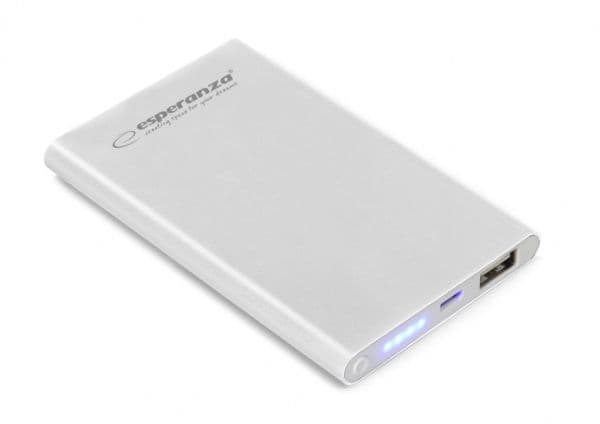 Esperanza EMP116S, 13800 mAh, Sølv