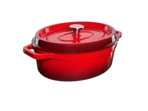 Sourcing OVAL POT med lock 5,6 L kapacitet