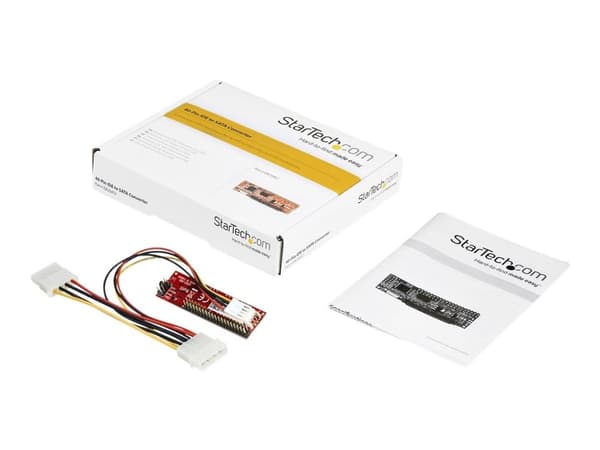 Startech IDE til SATA-harddisk- eller optisk stasjon-adapterkonverterer - 40-pinners PATA til 2,5" SATA HDD / SSD / ODD-konverterer (IDE2SAT2) - La...