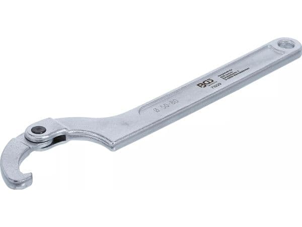 BGS technic Adjustable Hook Wrench with Nose, 412 g