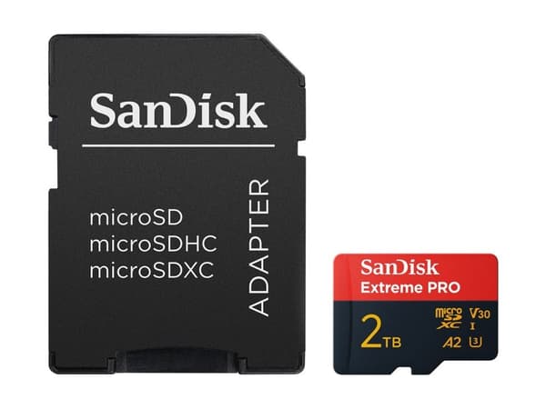 Ext PRO microSDXC 2TB + SDAdapt