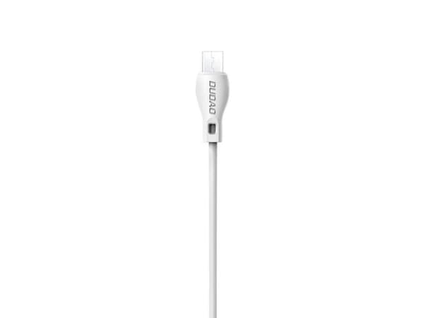 USB-A til MicroUSB-kabel L4M 2.4A 1 m hvit