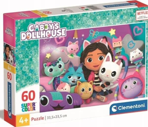 Pussel: Gabby's Dollhouse, 60 bitar