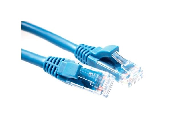 ACT Blue 0,5 m U/UTP CAT6 patchkabel (RJ45), component level, Cat6 u/utp