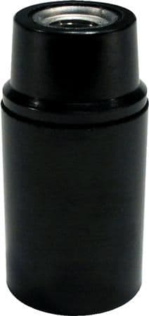 Sockel E14 10 mm svart