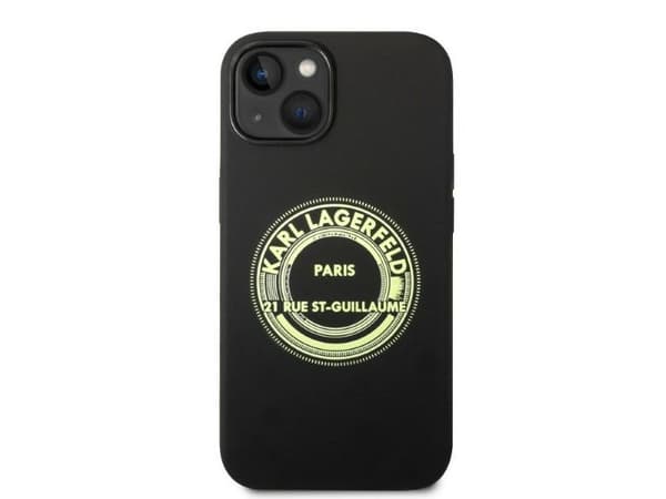Karl Lagerfeld KLHCP14MSRSGRCK iPhone 14 Plus 6,7" hardcase - sort/ sort silikone RSG