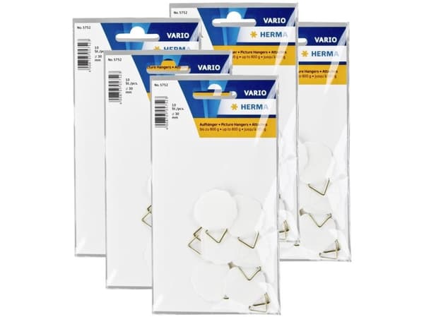 HERMA - Monteringsbindemedel - 3 cm diameter - icke-permanent (paket om 10)
