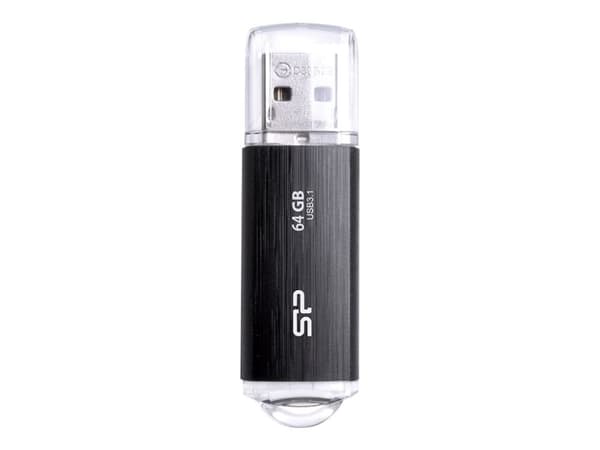 SILICON POWER Blaze B02 - USB flash-enhet - 64 GB - USB 3.1 - svart