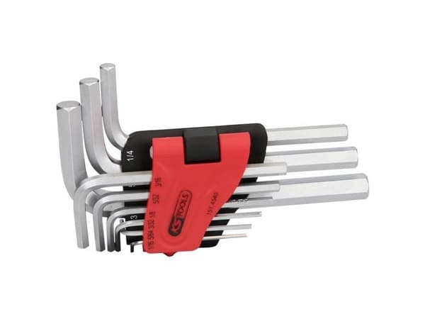 KS Tools 151.4540, 9 kpl, Kromivanadiini-teräs, DIN ISO 2936, 434 g