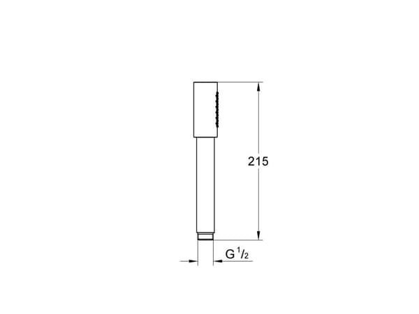 GROHE Rainshower Aqua Stick, Stål, 1 styck