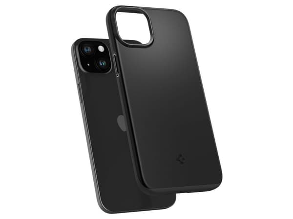 Spigen Thin Fit-etui for iPhone 15 - svart