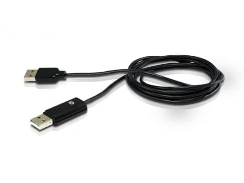 Conceptronic CUSBODDSHARE, 1,8 m, musta, USB A, USB A, Uros/uros, 20 g