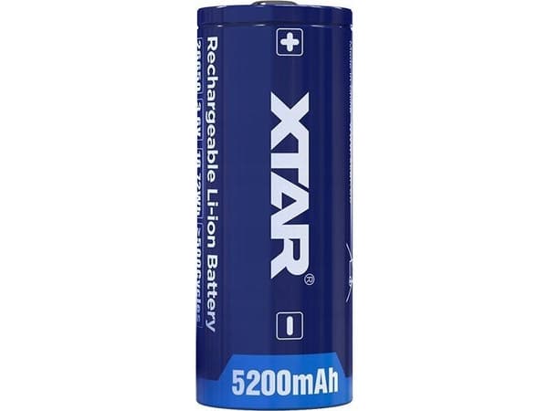 Xtar Xtar 26650 5200mAh 3,6V - 3,7V skyddad ( PCB )