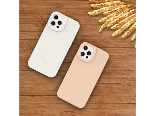 Eco case silikonfodral till iPhone 12 Pro Max - gul