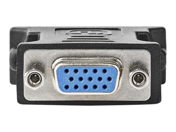 Nedis - Videoadapter - DVI-D (han) til HD-15 (VGA) (hun) - tommelskruer - sortti