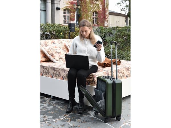 Kuffert, RW Weekender, 20" PP-plast med TSA-lås grøn