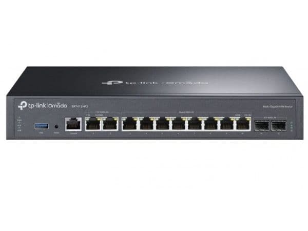 TP-Link Omada ER7412-M2, Ethernet WAN, 2.5 Gigabit Ethernet, Gigabit Ethernet, Sort