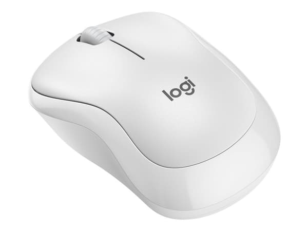 Logitech M240 Silent, Molempikätinen, RF Wireless + Bluetooth, 4000 DPI, Valkoinen