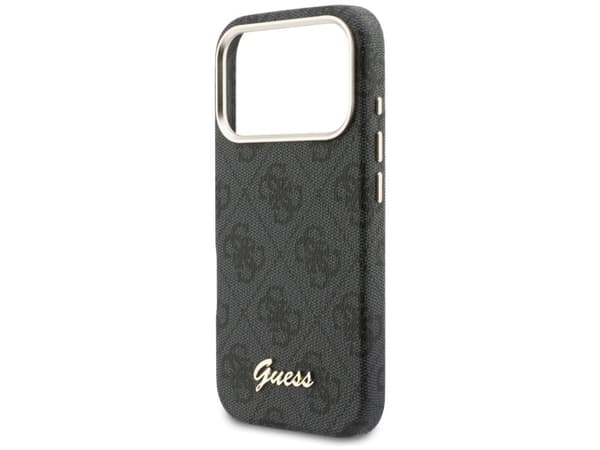 Guess 4G Script MagSafe case for iPhone 17 Pro - black