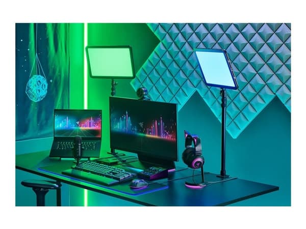 Razer Key Light Chroma - Ljuspanel - 1 huvuden - LED - AC