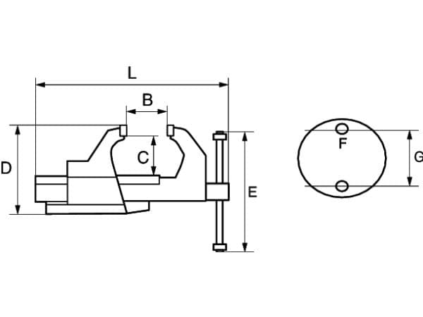 Bahco 834V-4, 5,5 kg