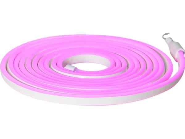 EGLO FLATNEONLED ULKOKÄYTTÖÖN RAIDAT 5M VAALEANPUNAINEN
