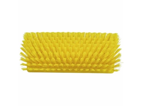High-low børste, Vikan, 26,5x15x10cm, gul, polyester/PP/rustfrit stål, 26,5 cm