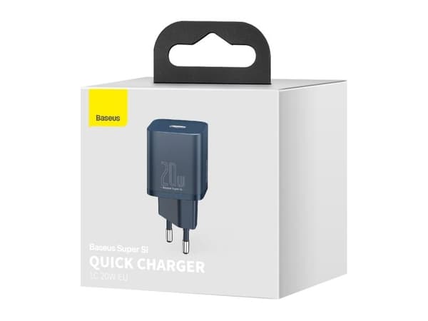 Baseus Super Si, Innendørs, AC, 20 V, Blå
