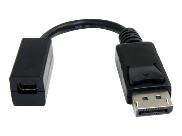 StarTech.com 6in DisplayPort to Mini DisplayPort Video Cable Adapter (DP2MDPMF6IN) - DisplayPort-sovitin - DisplayPort (han) til Mini DisplayPort (...