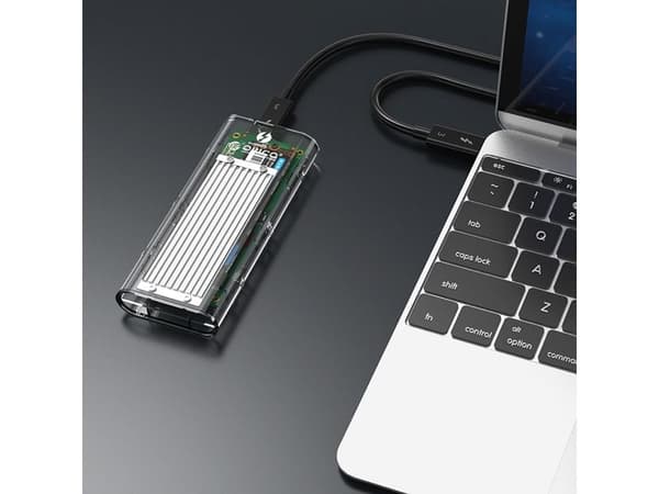 Orico M.2 NVMe SSD-hölje till USB-C 10Gbps grå