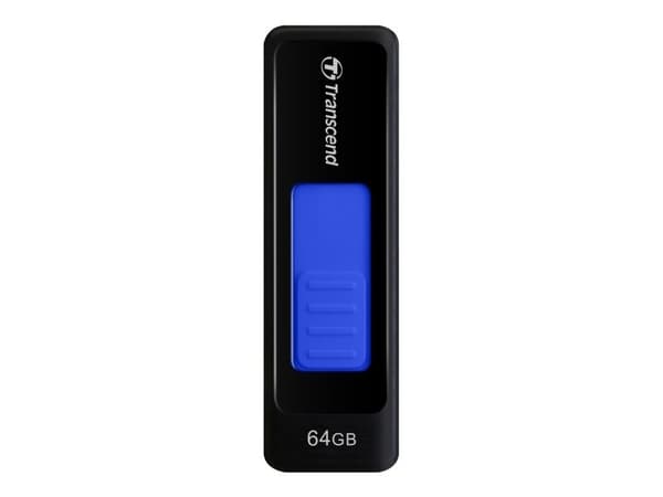 Transcend JetFlash 760 - USB flash-enhet - 64 GB - USB 3.0 - svart
