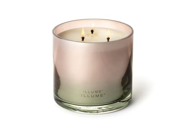 ILLUME Coconut Milk Mango Statement Glas Duftlys, Rosa,