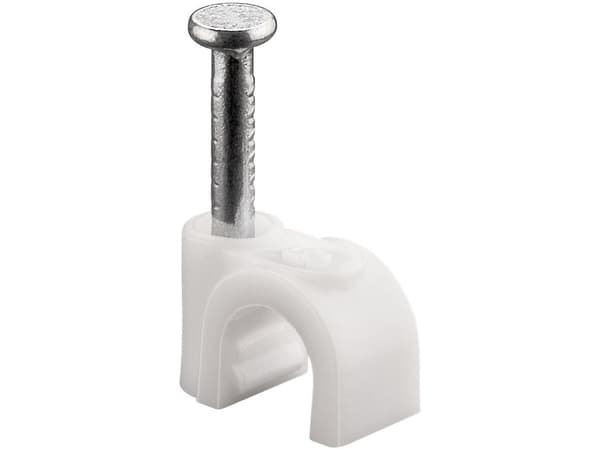 Kabelklämma, vit – max. kabeldiameter: 5,0 mm