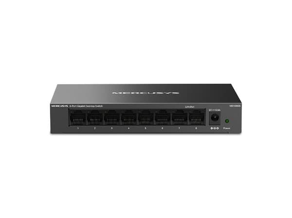 Mercusys MS108GS-M2, Gigabit Ethernet (10/100/1000), Rack-montering