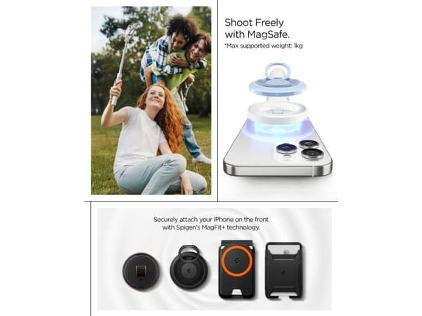Spigen S582W Bluetooth Selfie Stick - Beige