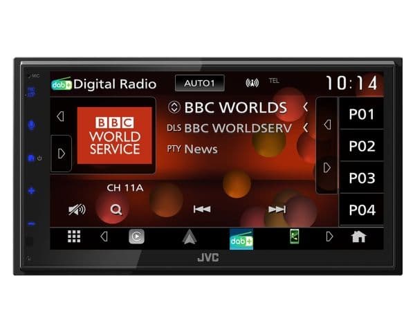 JVC KW-M695DBW autoradio Apple CarPlay / Android Auto, DAB+ ja Bluetooth