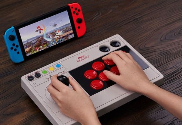8BitDo Arcade Stick, Joystick (harmaa)