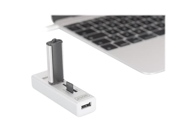DIGITUS DA-70243 - Hub - 3 x USB 2.0 - stasjonær