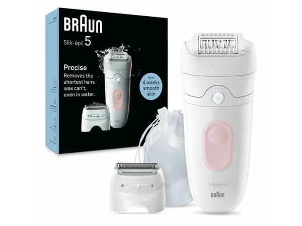 Braun Silk-épil 5 5-030 hvit og rosa