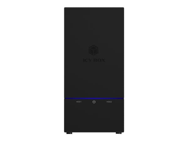 ICY BOX IB-RD3621-C31 - Harddiskarray - 2 brønner (SATA-600) - USB 3.1 Gen 2 (ekstern)