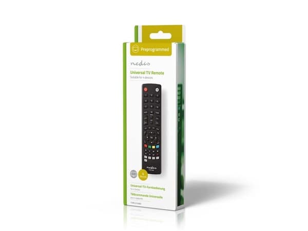 Nedis TVRC2340BK, TV, IR Kabelfri, Trykknapper, Sort