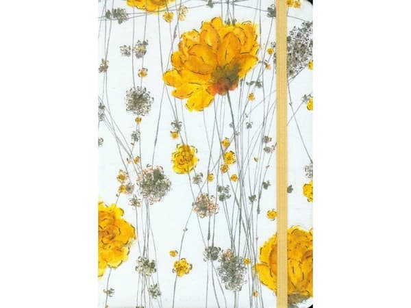 Family Art Mini Notebook Gule blomster