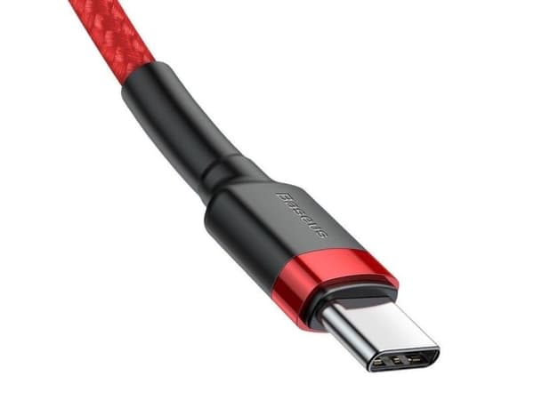 Baseus 6953156285194, 1 m, USB C, USB C, Punainen