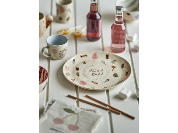 BLOOMINGVILLE MINI Sweets tallrik, multifärgad, stengods