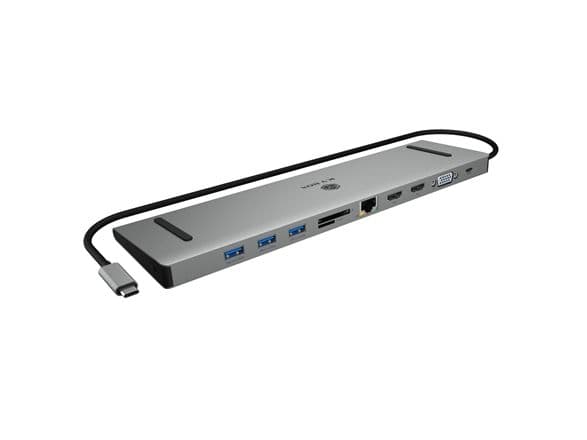 Icy Box IB-DK2106a-CPD (silver, USB-C PD, HDMI)