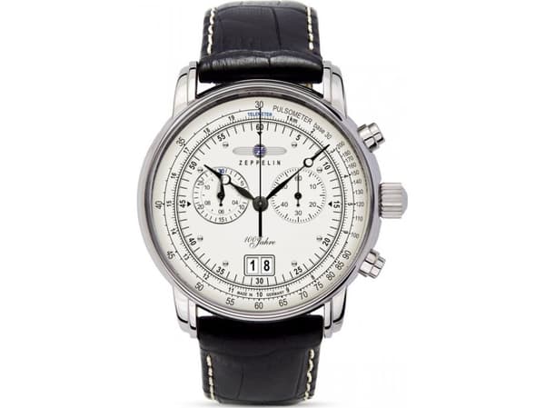 Zeppelin 7690-1 rannekello Hanstik Quartz Silver