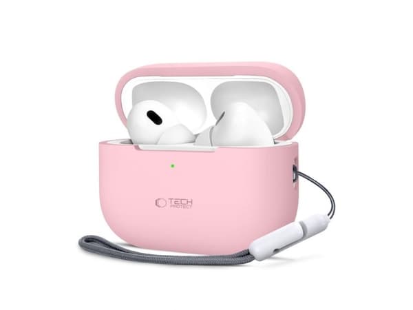 Tech-Protect silikonetui til Apple AirPods Pro 1/2 - rosa