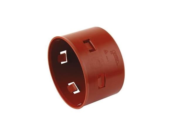 Wavin 92/80 mm PVC-drænslutmuffe (PVC-muhvi)