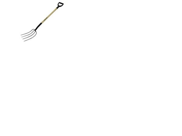 Fiskars kratta 4 tänder med träskaft (1023112)