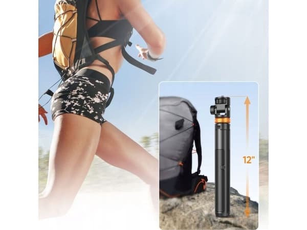 TECH-PROTECT L03S Bluetooth selfie-stativ svart